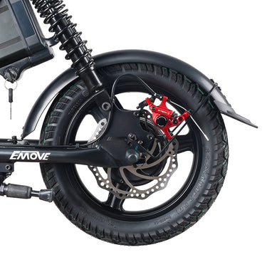 Rear wheel and disc brake of EMOVE RoadRunner V3 electric scooter